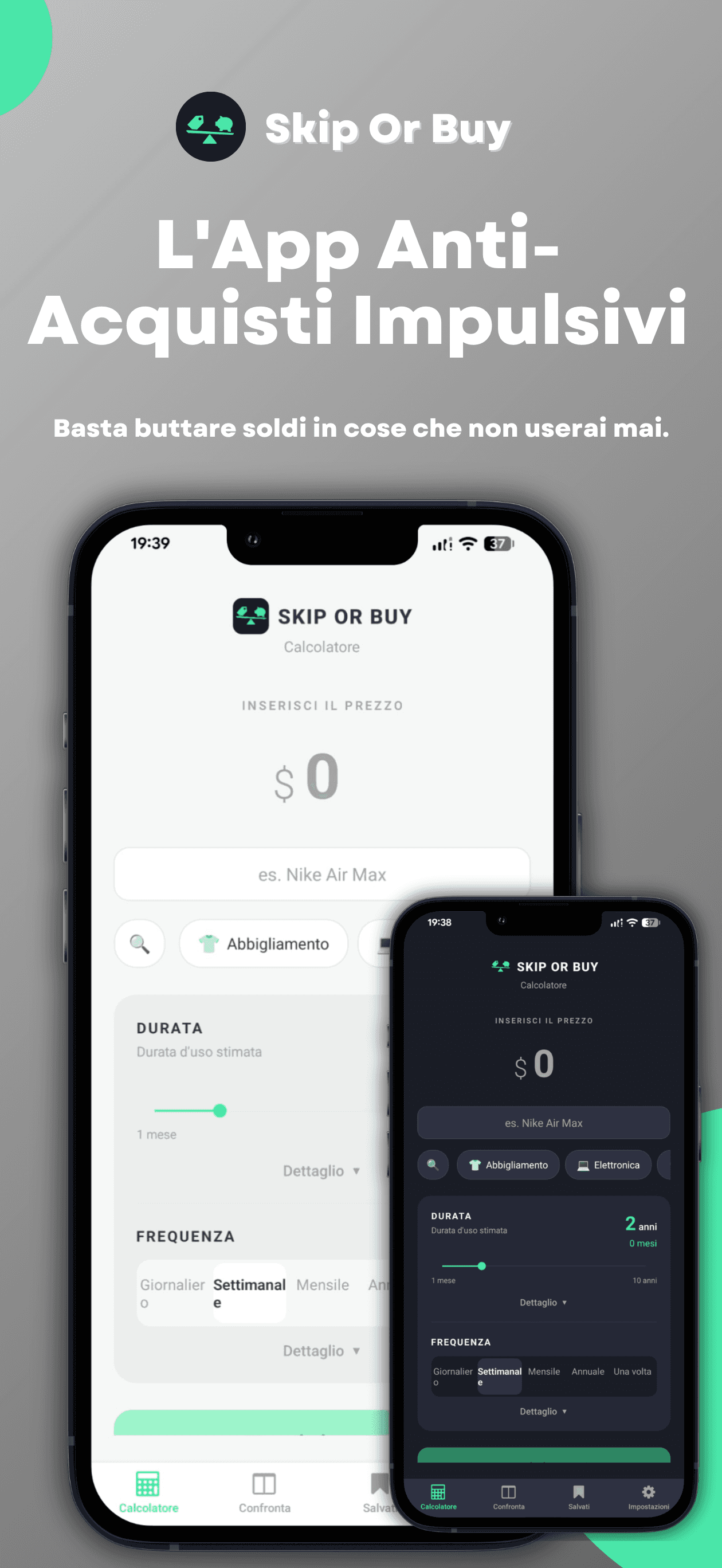 Skip Or Buy app screenshot